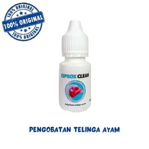 CIPROX CLEAN - mengatasi congek pada telinga ayam