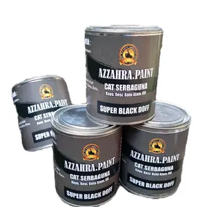 CAT HITAM DOFF //SEBAGUNA