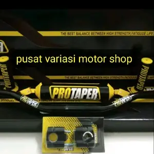 STANG STIR / STANG FATBAR / STANG PROTAPER EVO  TIPE LOW UNIVERSAL PLUS RAISER PLUS BOX Gold Motor Motorcycle