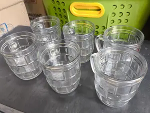 YK - [ 6 Pcs Gelas Kopi ] Gelas Kopi Gagang Premium Bahan Tebal BM 19006