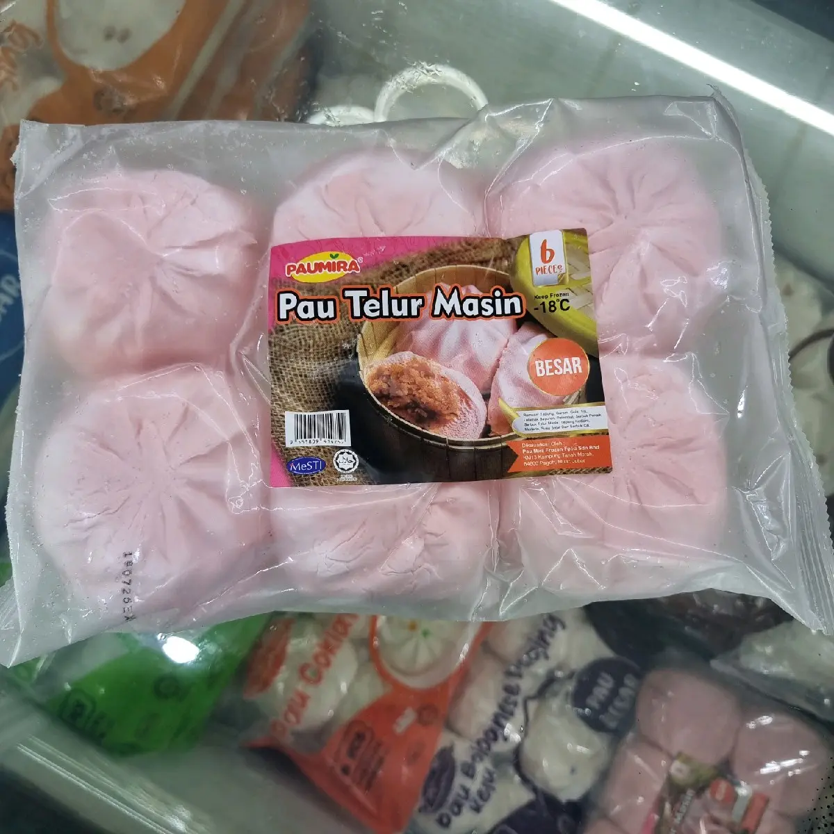 Pau Telur Masin (Salted Egg Pau)