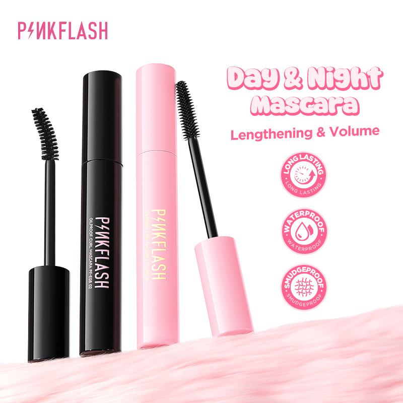 【LOCAL】Mascara PINKFLASH chuốt mi trang điểm kháng nước chất lượng cao 7g