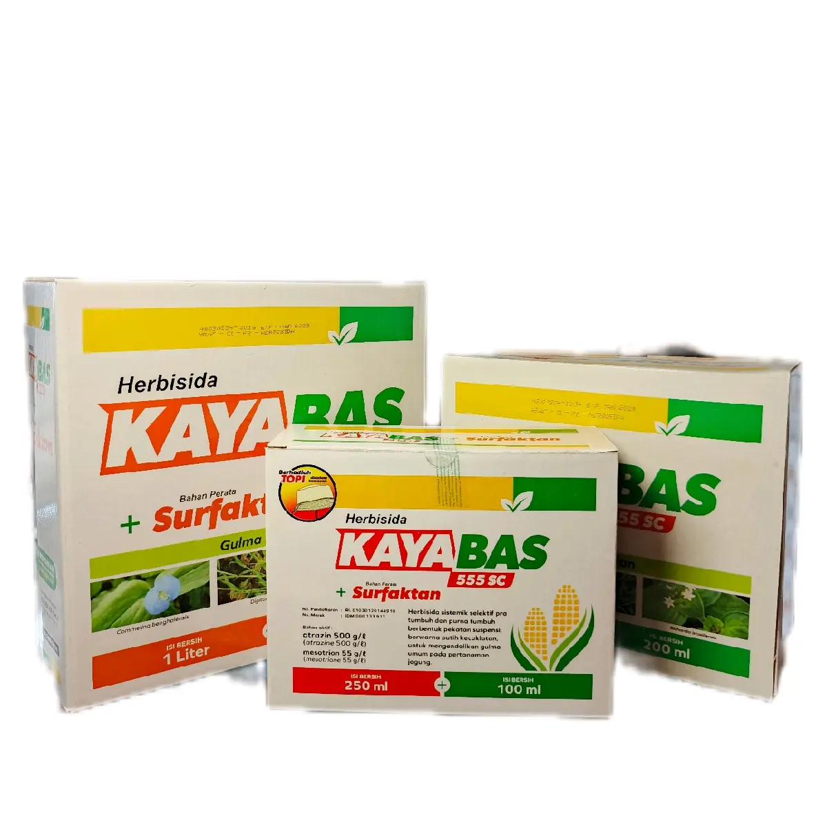 Herbisida Kayabas 555SC + Bahan Perata Surfaktan,Tanaman