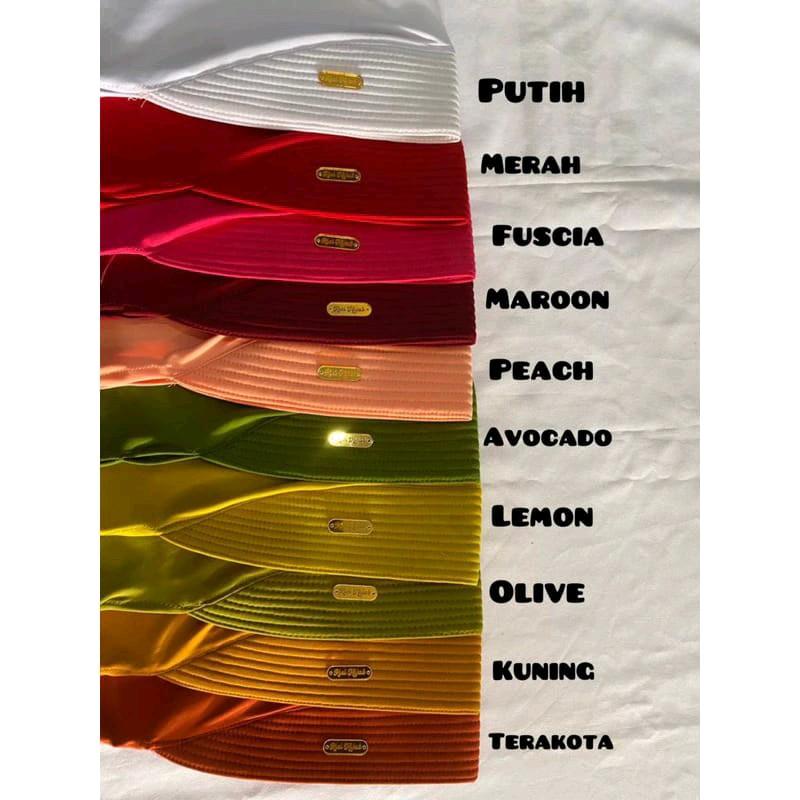 100ribu dapat 10 pcs hijab bergo hamidah size M label akrilik gold sudah menutup bagian dada pad Tebal 3
