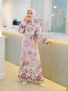 Hanifa - Gamis Sabila Silky Muslim Wanita Dewasa Dress Outfit Mewah