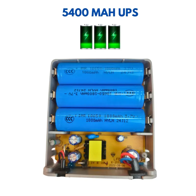 Adaptor Mini UPS 12V 2A untuk Backup Router Modem CCTV dengan Kapasitas Baterai 5400mAh 2