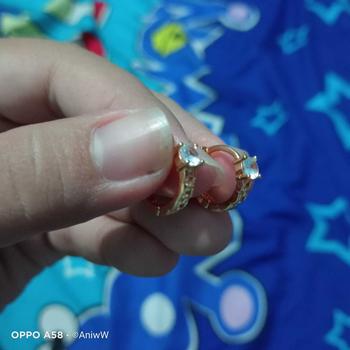 Product Review of Yaxiya Anting Jepit / Klip Wanita Mata Satu Simpel Perhiasan Aksesoris 764 from M**🥀 2