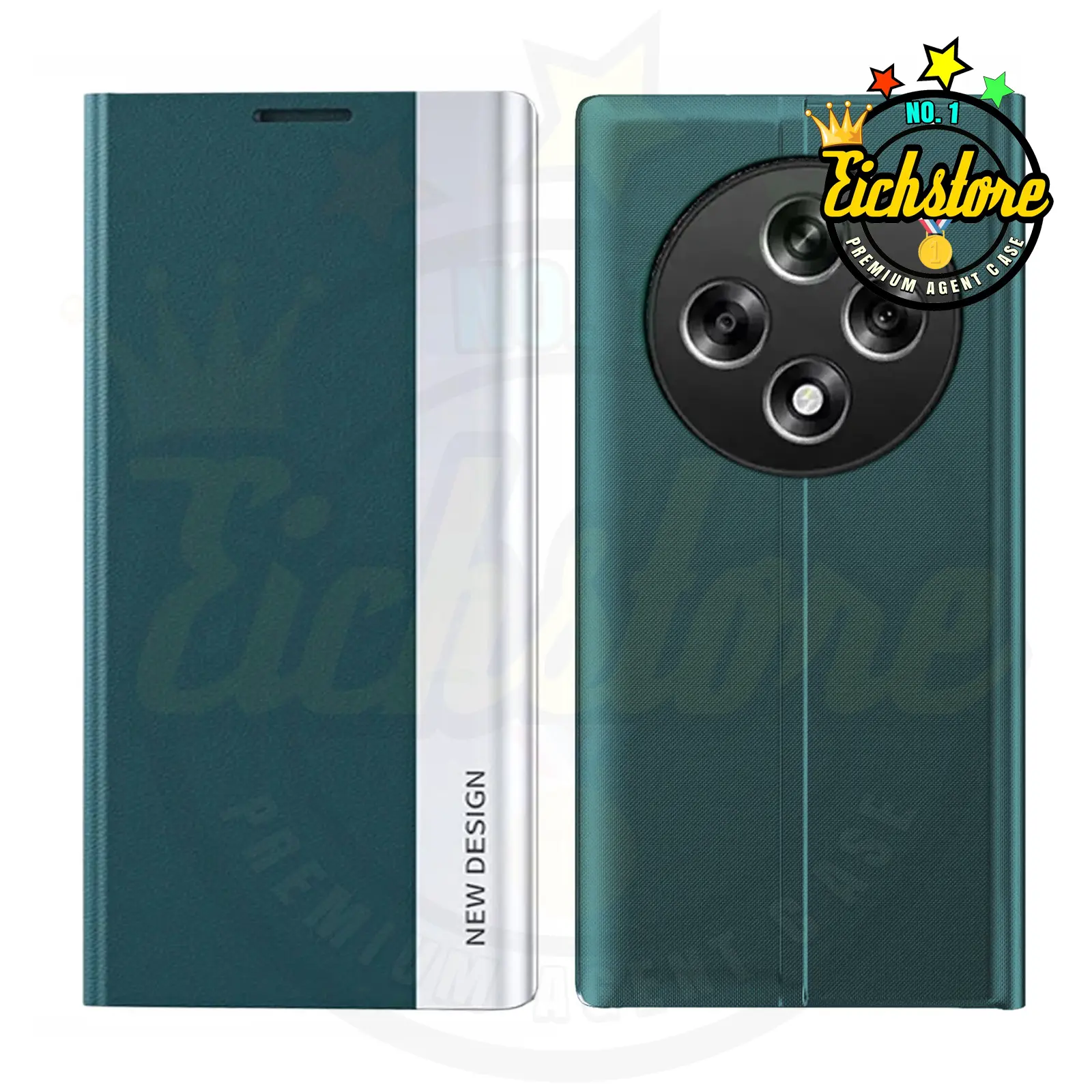 Casing Electro untuk Oppo Reno 12F 5G Smart Windows Flip Case Casing HP Premium Super Full 360 Degree Mewah Flip Cover Auto Lock Case Kesing Kulit COD Bayar Di Tempat