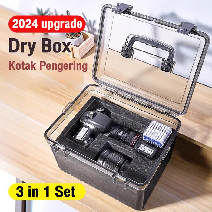 Promo Dry Box Hemat 3 in 1 Set Kamera Digital Kotak Tahan Lembab Free ...