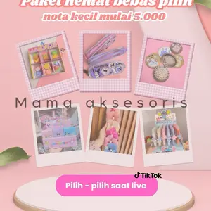 Paket aksesoris atk mix nota live bebas pilih (nota kecil)