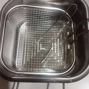 [2.2 SALE] Royalstar Panci Deep Fryer Kotak Dengan Saringan Stainless Steel Anti Karat dan Anti Lengket Cocok Untuk Menggoreng dan Memasak Sayur Set Kitchenware