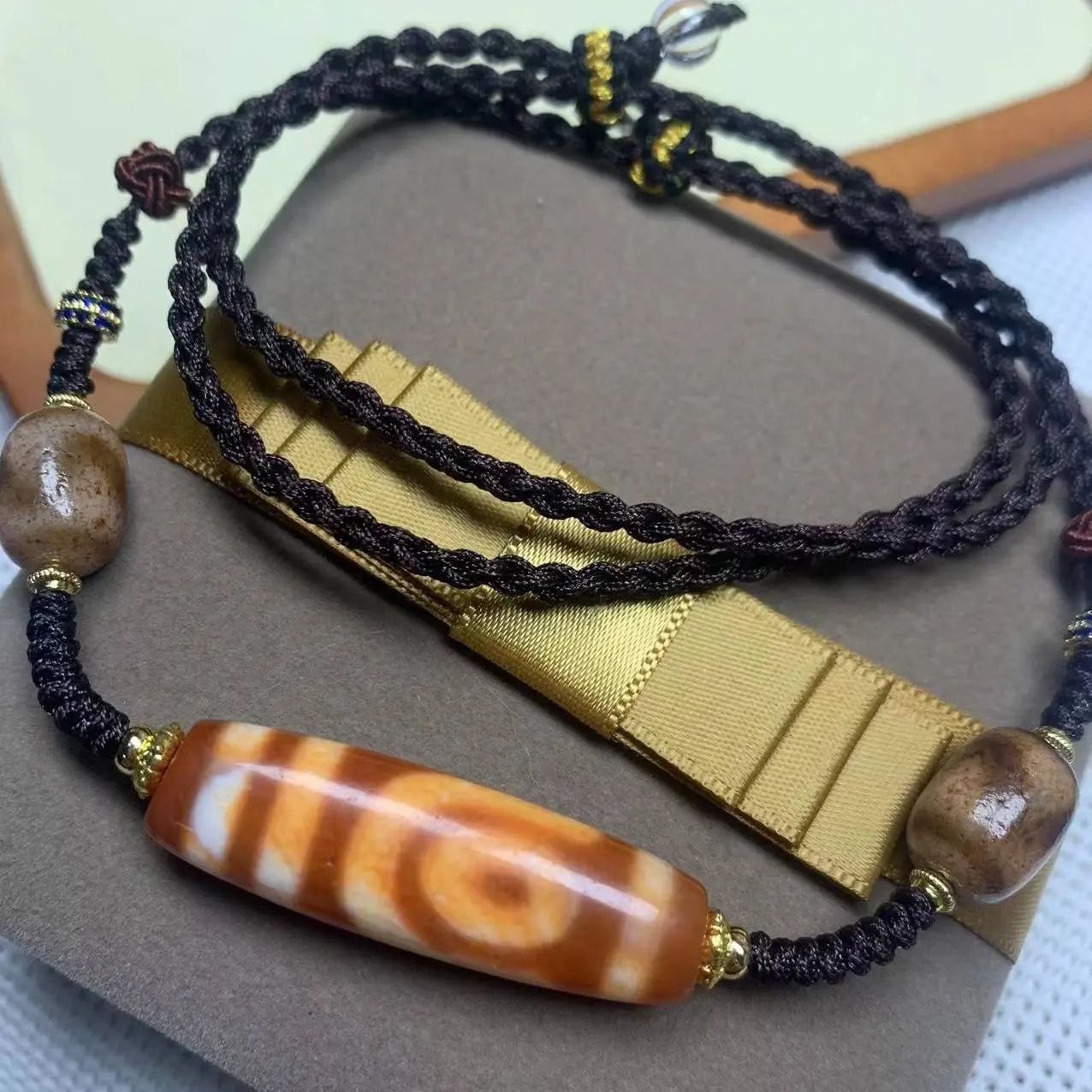 Fashion new high-end private customized Dzi bead necklace