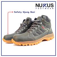 Gambar Nukus Footwear Sepatu Safety Hiking Ujung Besi Kulit Sapi Asli - SB 03GB - Hitam, 38 dari NukusFootwear Kota Malang 3 Tokopedia