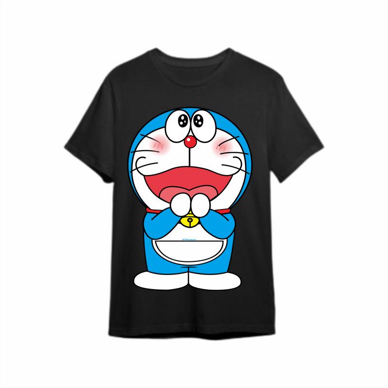 Kaos Doraemon Waistbag Kantong Ajaib Tshirt Kaos Pria Wanita - Tshirt Pria Wanita -  Kaos Unisex - Katun combed Baju Distro Kain Lokal Atasan 5