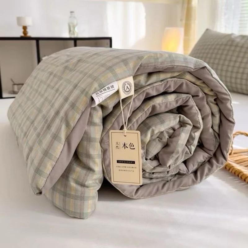 Chăn Hè Cotton Đũi Hàn Quốc Mền Hè Đũi Siêu Mát Lạnh Mùa Hè - Hàng Đẹp Nhập Khẩu