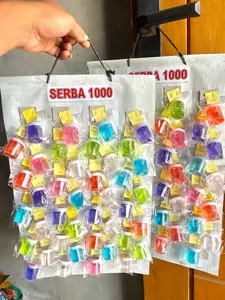 Mainan Slime Serba Seribu/1000"an Isi 40 Aset Slime squishy nailoong