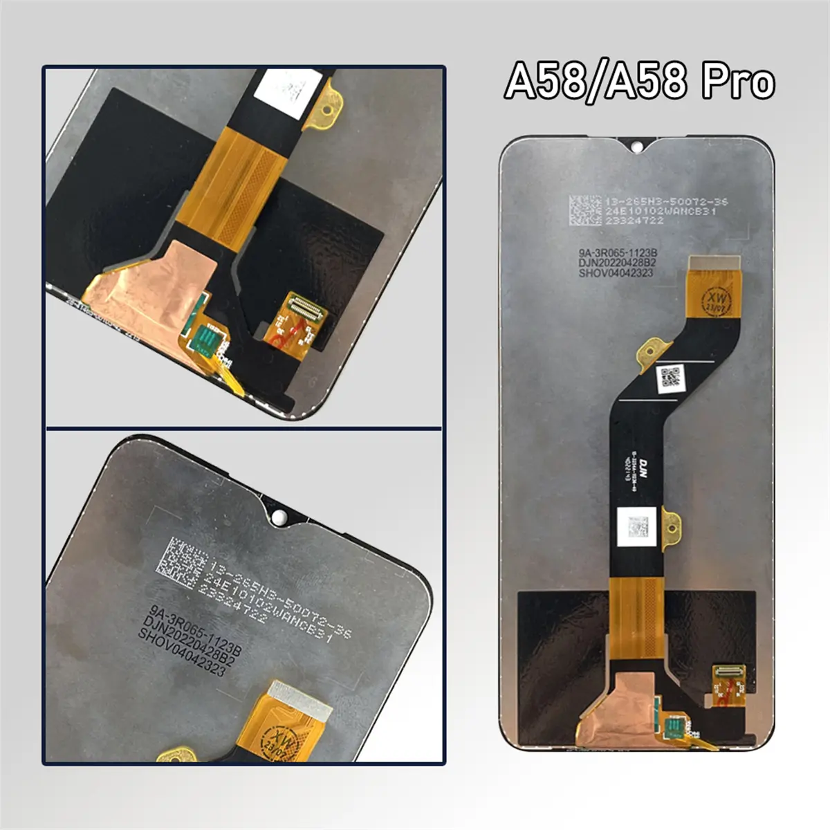 6.6 inch Compatible With For itel A58, A58 Pro Lcd A661W Display