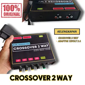 CROSSOVER 2 WAY AKTIF , PEMISAH SUARA SUBWOFFER DAN MIDLE Subwoofer