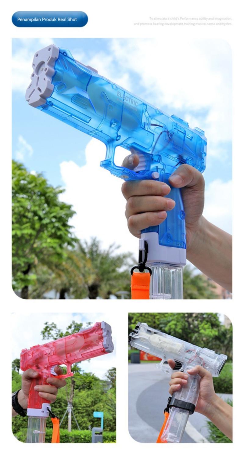 Product Introduction of （COD) COOLFOX TOYS  Mainan anak laki-laki penyiram listrik anak-anak mainan air jarak jauh berkapasitas besar yang kuat 10