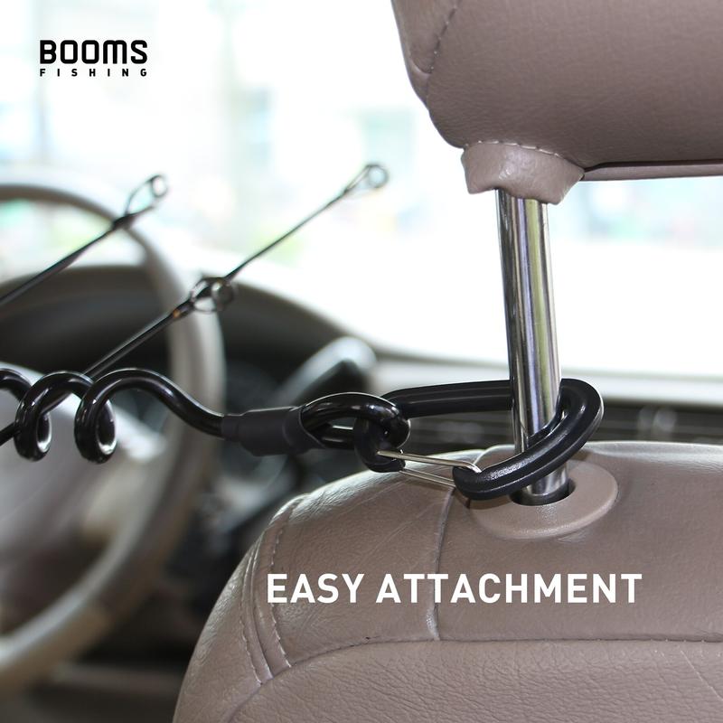 Booms Fishing VTC Vehicle Rod Holder Transport Coiled Cord Rod Holders Elastic Lanyard for Fishing Tackle Boxes Tool Accessories 4