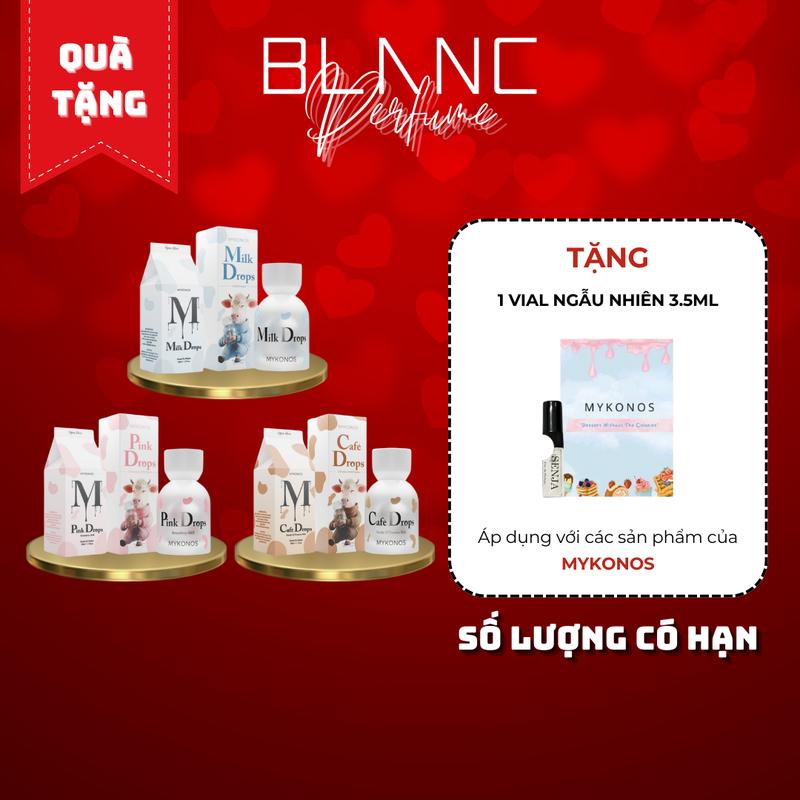 Nước Hoa Unisex Mykonos Milk Drops, Cafe Drops, Pink Drops Extrait De Parfum Perfume Cosmetic Xịt Thơm