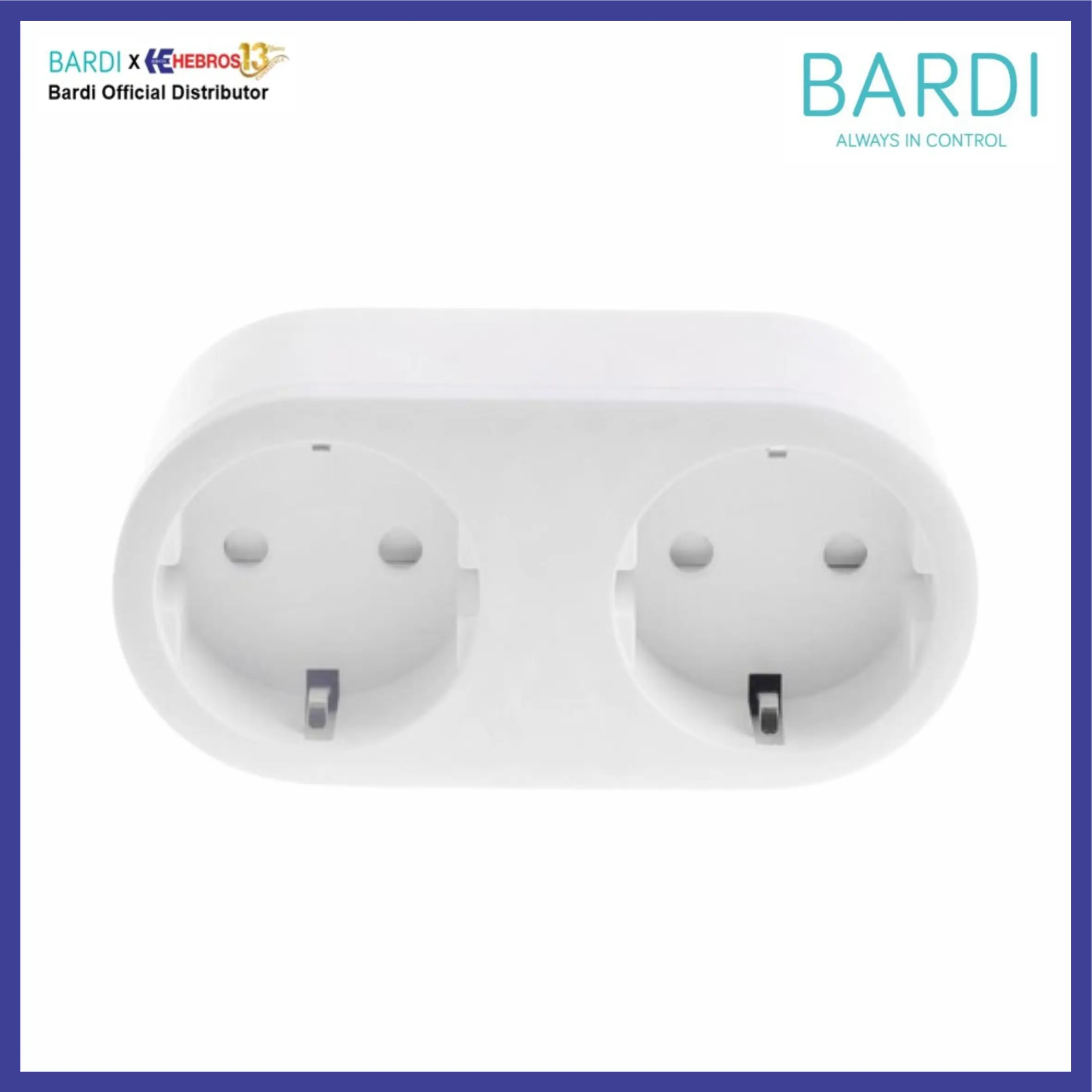 BARDI Dual Smart Plug Portable Smart On Of WiFi