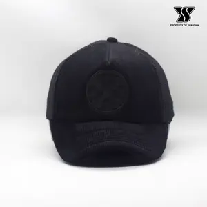 YANXSHA - TOPI BASEBALL TRUCKER CARDUROY UNISEX FULL HITAM DISTRO PREMIOUM ORIGINAL