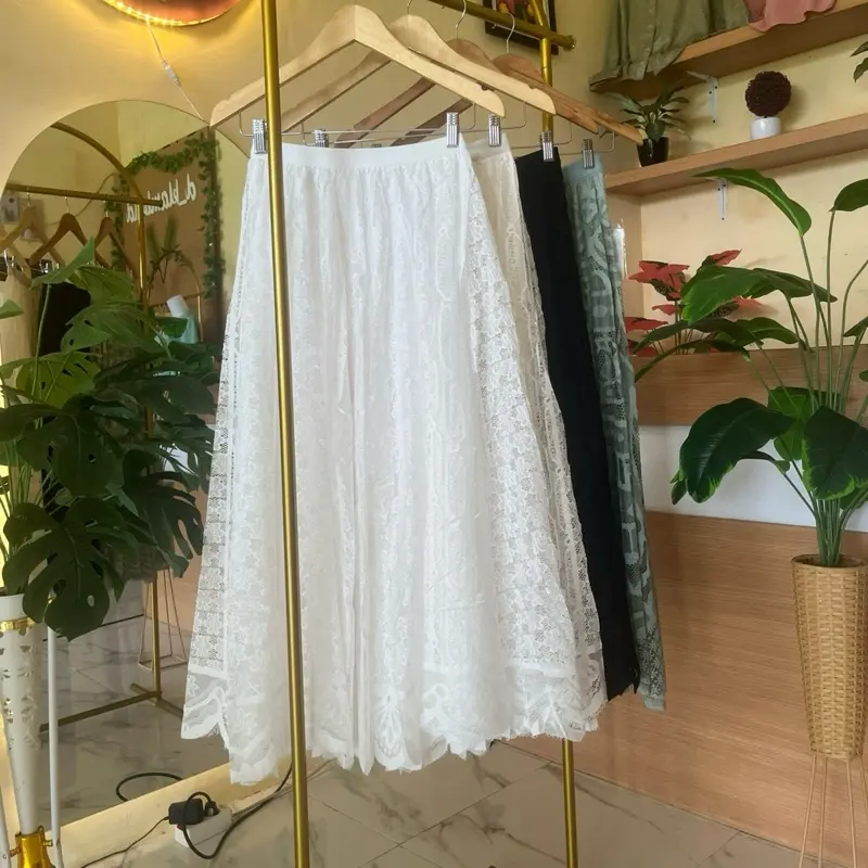 Rok Payung Brukat Pj 92cm Premium Impor