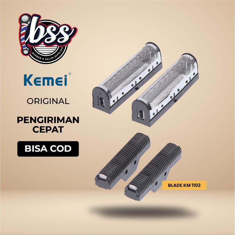 KEMEI SPARE PART BLADE & FOIL / MATA PISAU CUKUR KEMEI / BLADE CLIPPER / BLADE TRIMMER / BLADE SHAVER / KEMEI ORIGINAL / IBSS / INDOBARBERSUPPLY 3