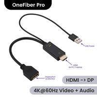 Gambar Kabel HDMI Male to DisplayPort (DP) Female dari onefiber Kota Bandung 1 Tokopedia