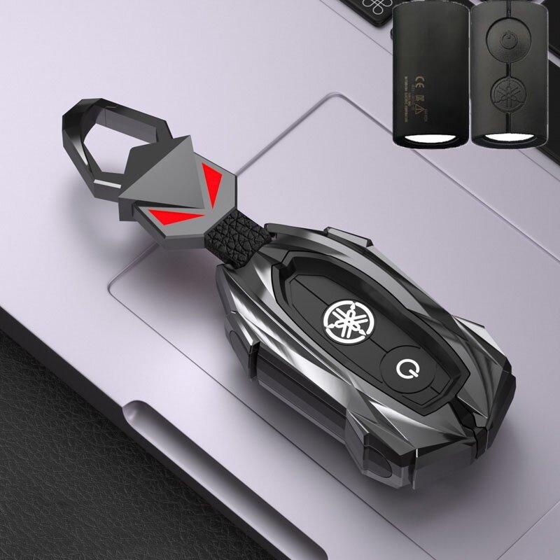 Vỏ chìa khóa hợp kim kẽm, vỏ bảo vệ chìa khóa xe máy cho Yamaha NVX hoàn toàn mới, NVX 155 / Y16 AEROX 150 / XMAX 300 / Nmax v2, phiên bản
