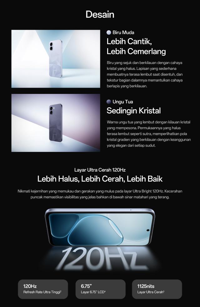 [ERIIN_GRACESINTA APPROVED] OPPO A6t 4GB+64GB Online Exclusive Smartphone [Snapdragon 685, 6500mAh Large Battery, 120Hz Ultra High Refresh Rate]