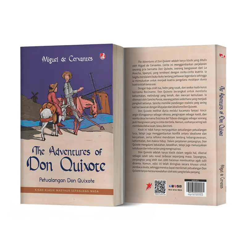 The Adventures of Don Quixote Petualangan Don Quixote (Novel) - Miguel de Cervantes - DIVA Press