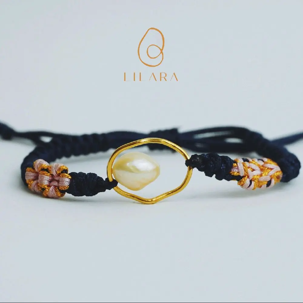 Gelang Emas Koleksi Rahim Mutiara Barok Bergaransi hemat mewah cocok untuk yang suka tampil memukau