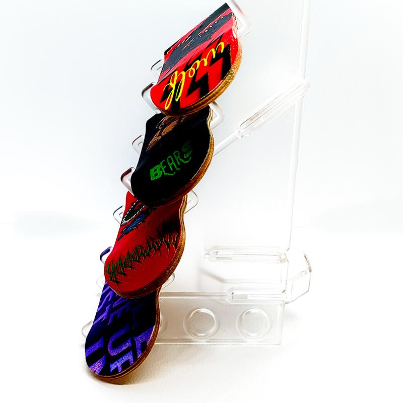 Fingerboard display rack Professional fingerboard storage rack Fingerboard plastic floor rack easy to install 5