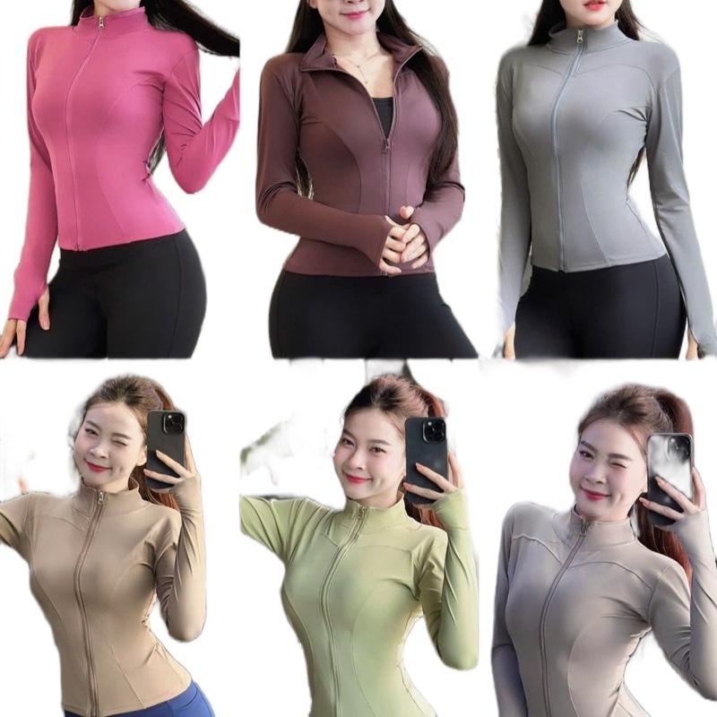 Áokhoát nữ  TRƠN.  Áo khoác thể thao fom ôm.Áo khoác tập gym.yoga.chạy bộ.tay dày có sỏ ngón chống nắng chất thun poly 2da mịn mát