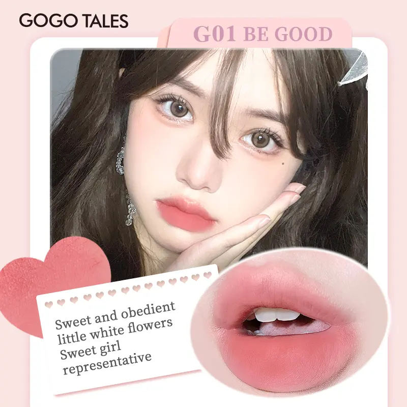 [BPOM]GOGO TALES ice lipmud LIP CREAM MATTE LIPSTICK LIP TINT LONG LASTING LIP & CHEEK MUD GT620 5