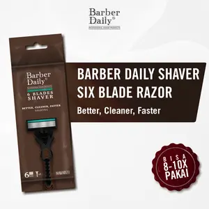 Barber Daily Shaver Six Blade Razor