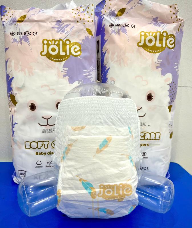 Combo 2 bịch (100 miếng) bỉm JOLIE đủ size M L XL XXL 3XL 4XL , mềm mỏng thấm hút tốt