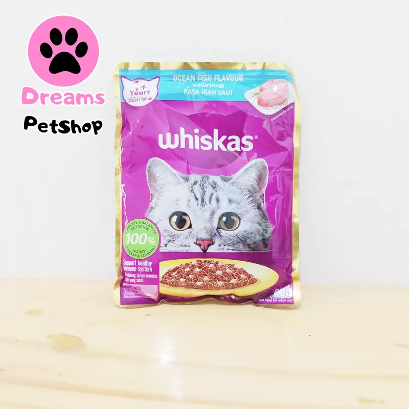 Makanan Kucing Basah Whiskas Pouch Adult 80gram 0