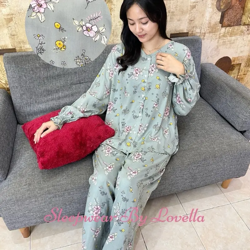Lovella Sleepwear Long Sleeve Oneset Limited