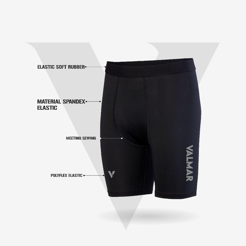 Legging pendek pria olahraga original valmar / compression short leggings man sport / celana pendek ketat bahan spandex 2