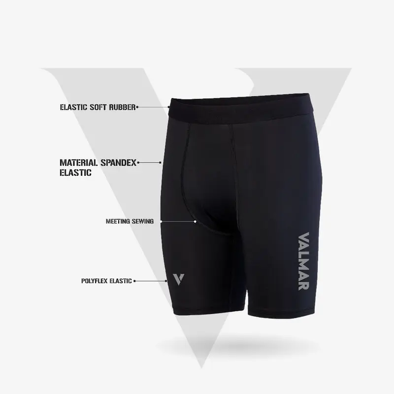 Legging pendek pria olahraga original valmar / compression short leggings man sport / celana pendek ketat bahan spandex 2