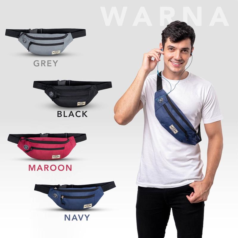 Tas Pinggang Selempang Pria Waist Bag Alva Sling Bag Distro Gadget 5