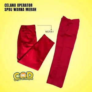 Seragam SPBU Pria dan Wanita Celana Saja, Seragam Operator Pom Bensin Pria dan Perempuan, Seragam Penjaga SPBU Pertamina