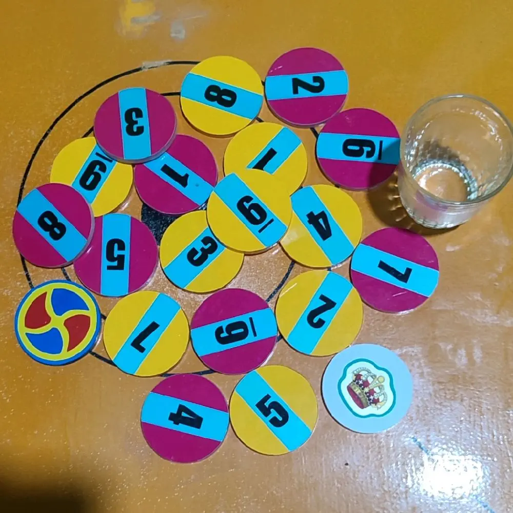 1 set biji karambol diameter 4 cm