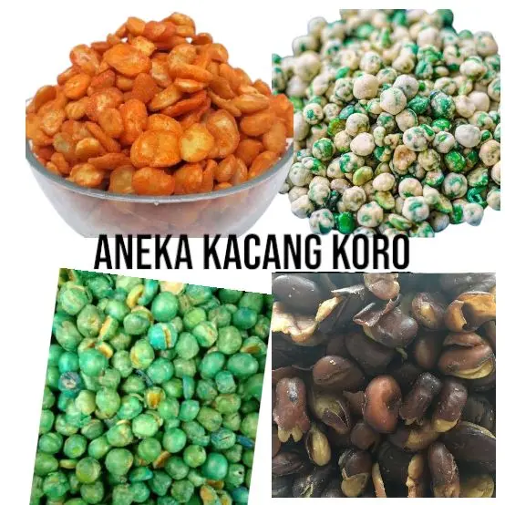 Camilan Food Aneka Kacang Koro Gurih 500gram - Cemilan, Kering, Makanan, Goreng, Snack organik
