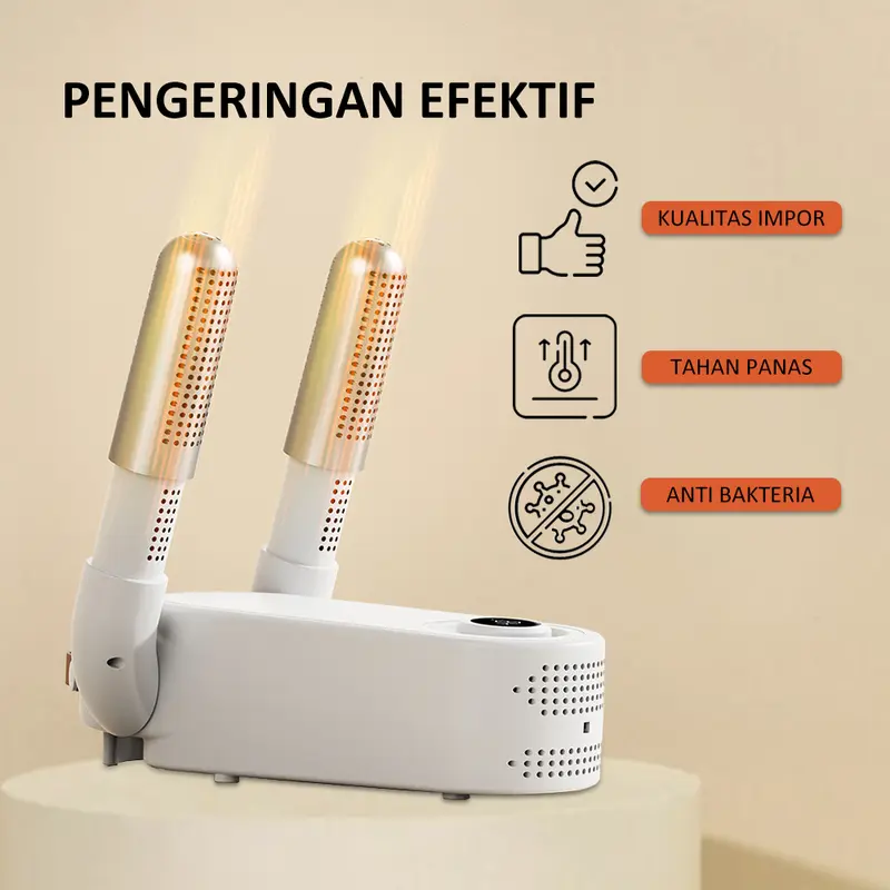 POPIC Pengering Sepatu Elektrik Shoe Dryer 200W 220V Penghilang Bau Sepatu Pria Wanita Alat Pengering sepatu elektrik Enghilang bau instan 3