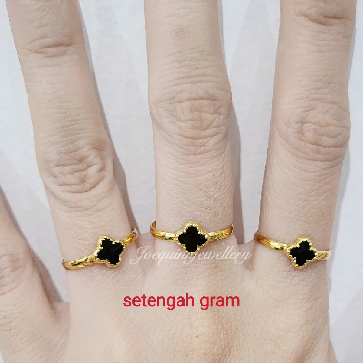 cincin wanita kadar rendah setengah gram