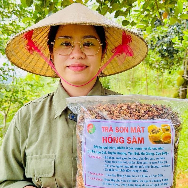  1kg Trà Sơn Mật Hồng Sâm  trà thảo mộc của người vùng cao Tây Bắc -Hoà BÌnh- tea box gạo l  ứ t búp ổi tâm sen lá linh one 